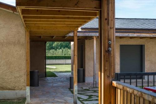albergue pasillos cubiertos