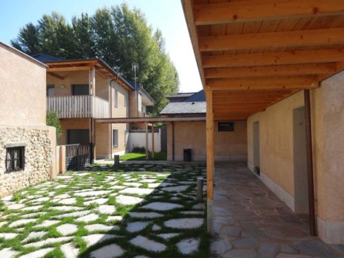 albergue pasillos cubiertos