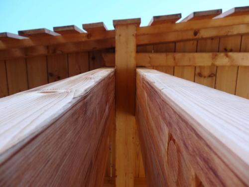 albergue estructuras madera