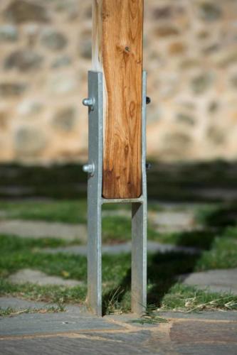 albergue estructuras madera