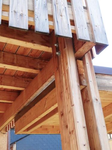albergue estructuras madera