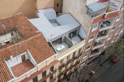 vista exterior de la ampliación