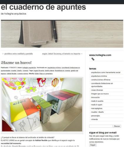 el cuaderno de apuntes