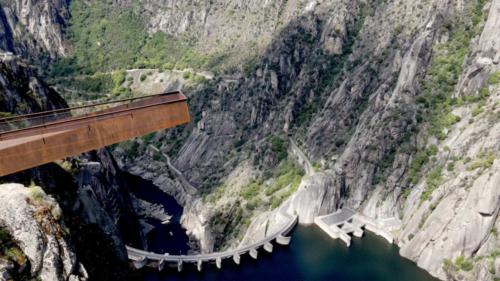 Mirador del Fraile y presa de Aldeadávila 