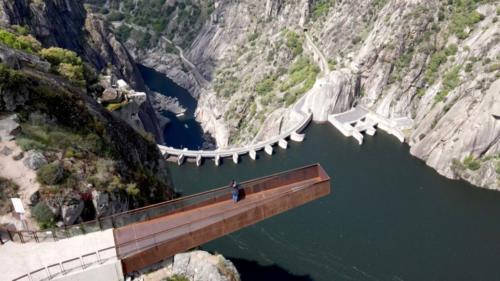 Mirador del Fraile y presa de Aldeadávila 
