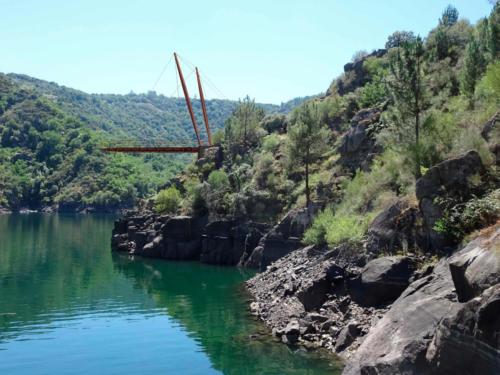 mirador sobre el río Sil