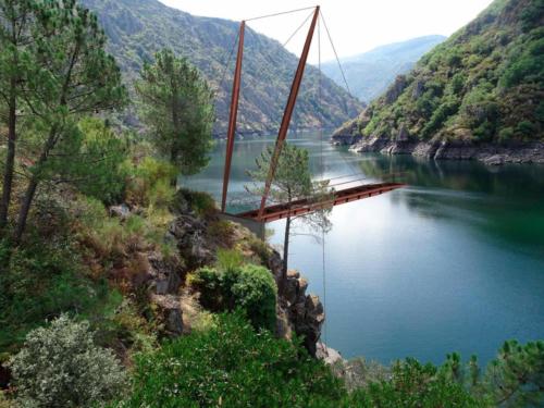 mirador sobre el río Sil