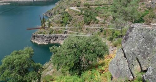 mirador sobre el río Sil