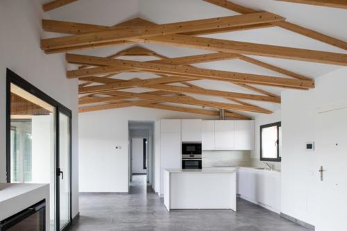 cocina en blanco
