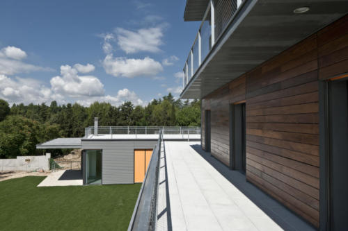 terraza de dormitorios
